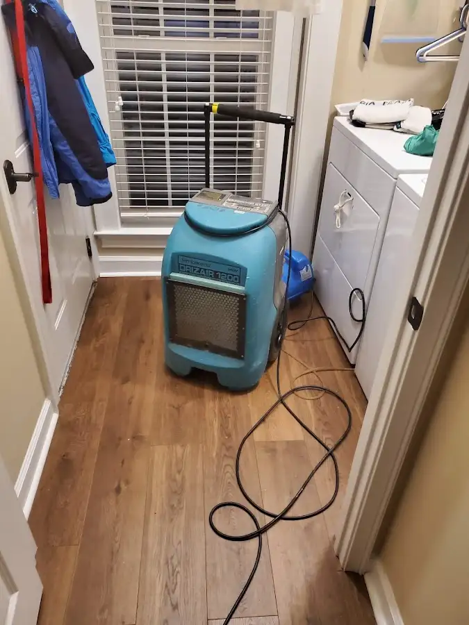 Commercial dehumidifier deployed for Flood Damage Cleanup in Bellwood